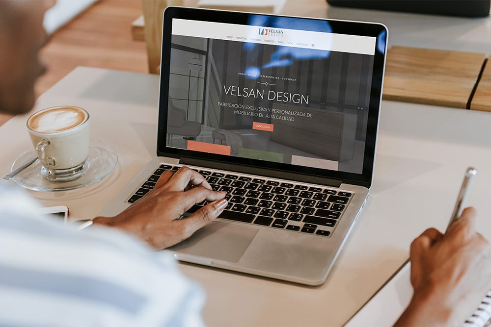 Velsan Design confía en nos para darlle un novo aspecto a súa páxina web