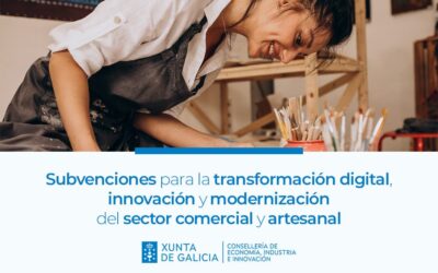 A Xunta abre o prazo das Subvencións para a transformación dixital do comercio e artesanía